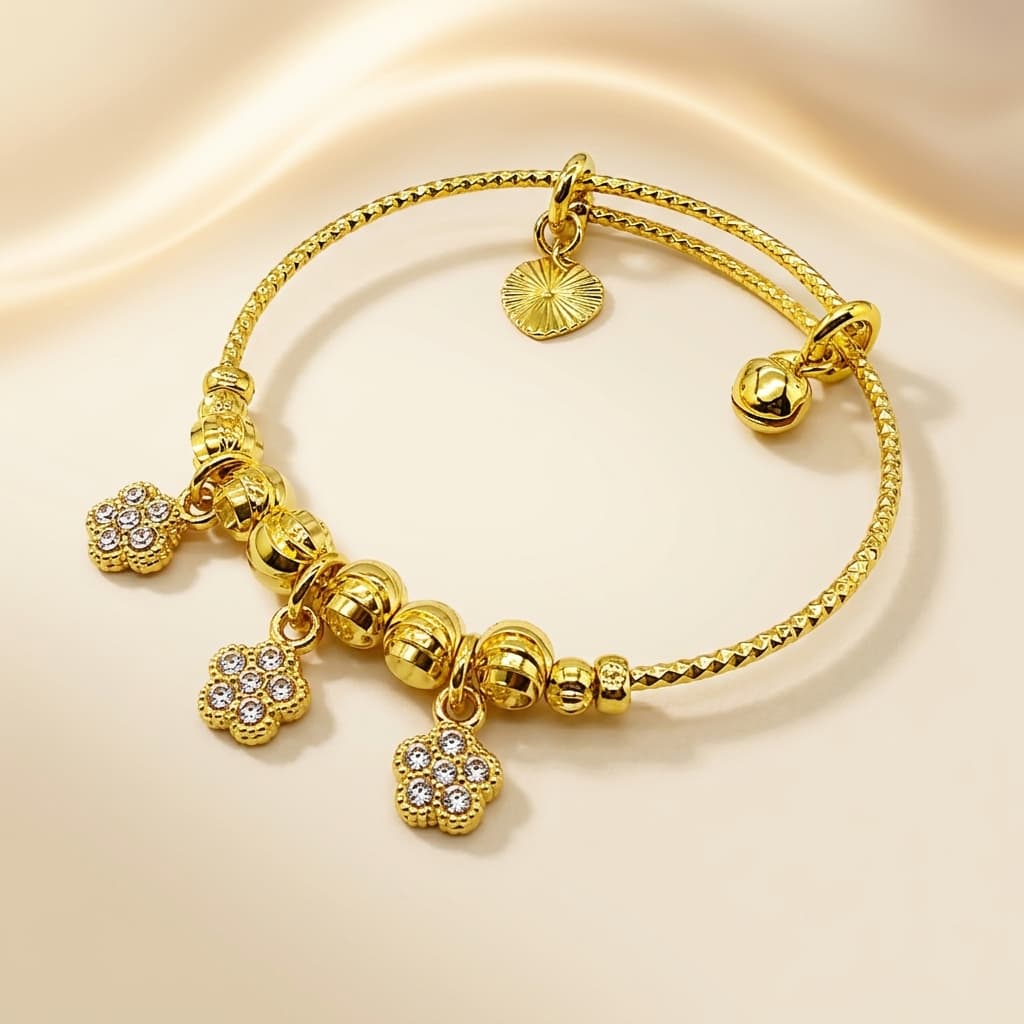 Golden Flower bracelets