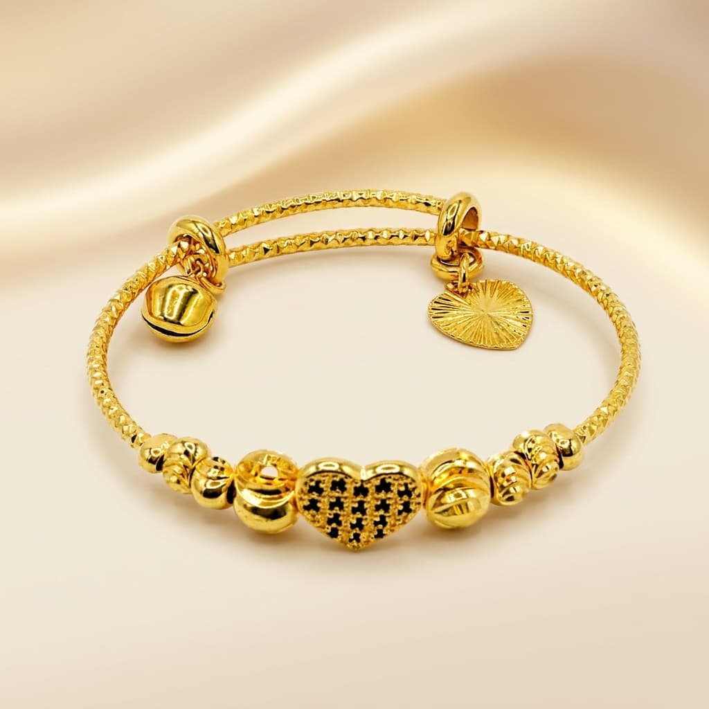 Ruby Heart Bracelet